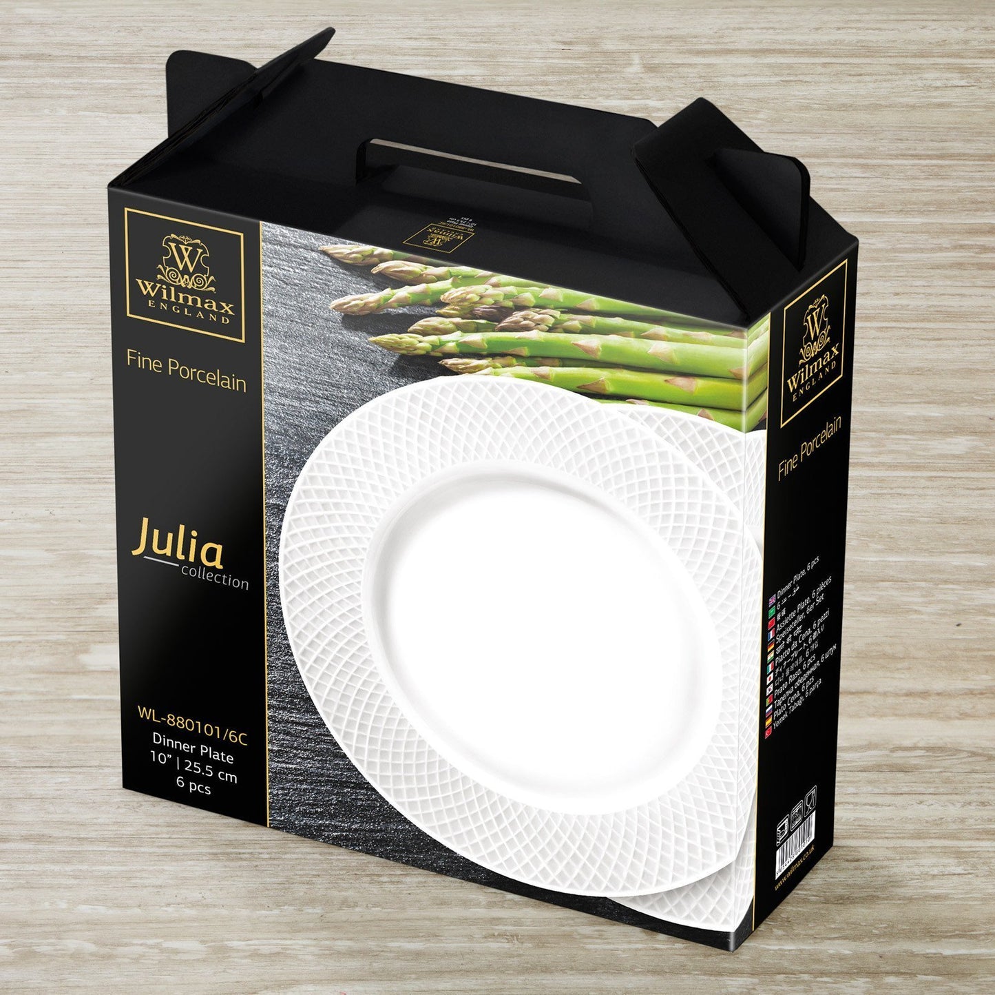 Fine Julia Porcelain 24 Piece Dinnerware Set For 6 | Dinnerware | Kitchen + Metal