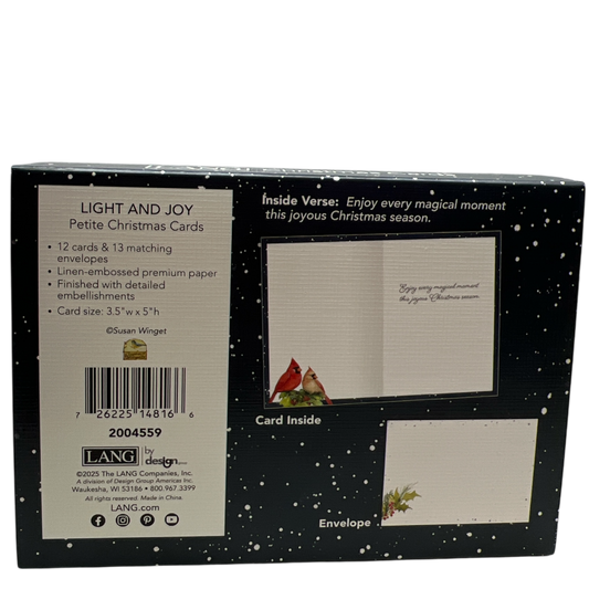 Light and Joy Petite Christmas Cards