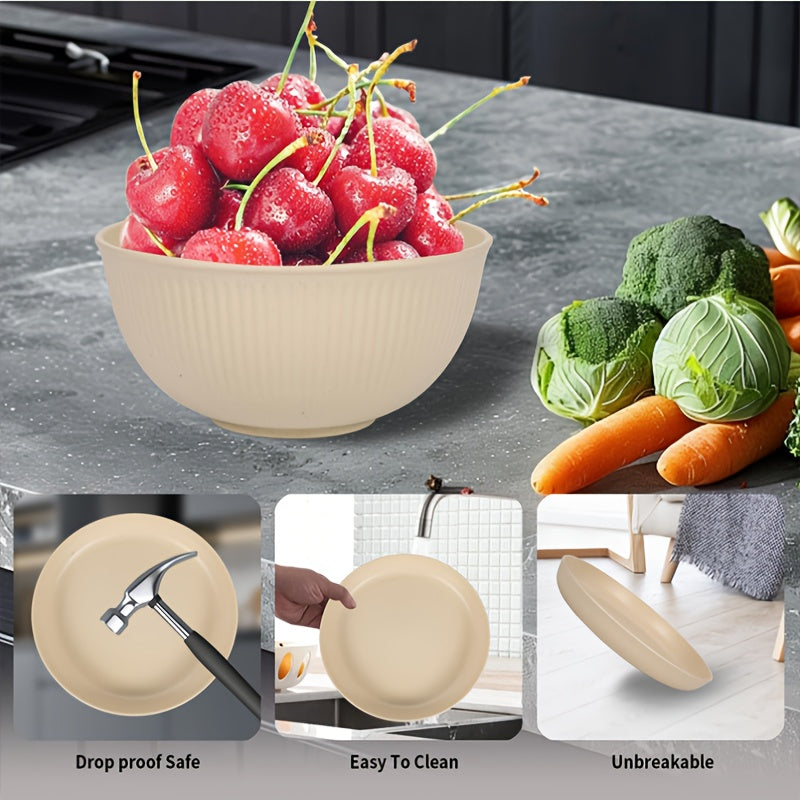 Durable 16Piece Unbreakable Dinnerware Set for Outdoors Parties