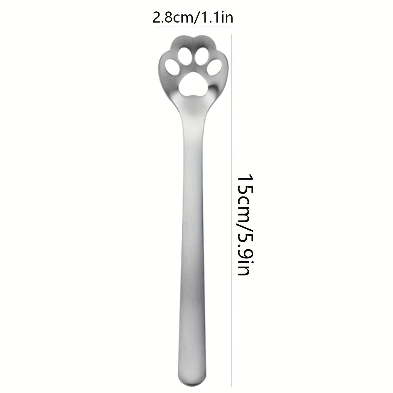 Stainless Steel Cat Paw Spoon Perfect Gift for Coffee Lovers