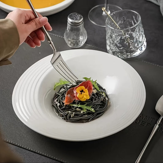 Premium Ceramic Dining Plates for Home Restaurant Use
