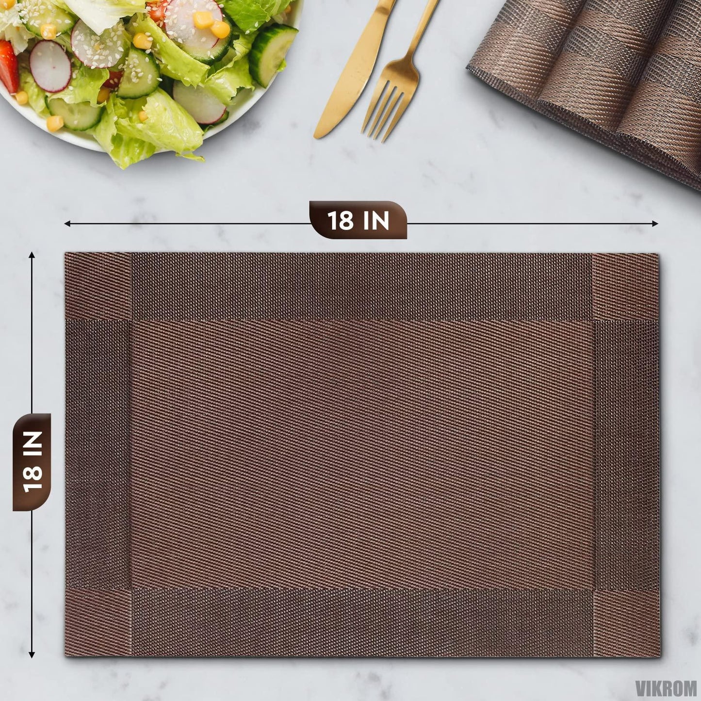 Placemats for Dining Table Set of 8 Table Mats Washable Placemats |
