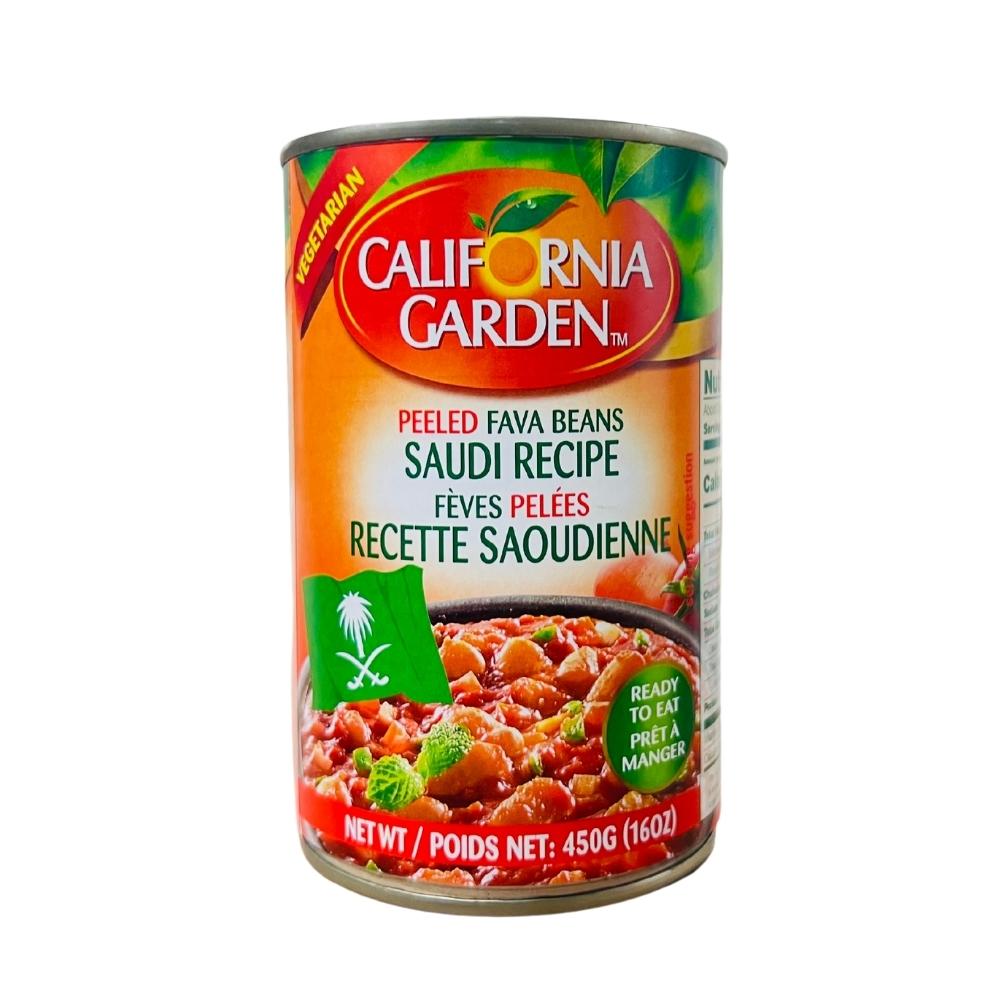 California Garden Fava Beans Saudi Style Peeled 15 Oz