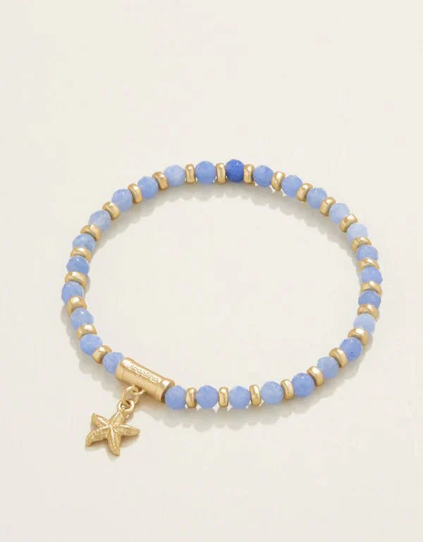 Calm Waters Stretch Bracelet – Blue Aventurine