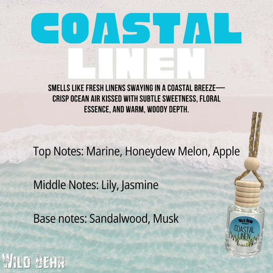 Coastal Linen Car Freshener