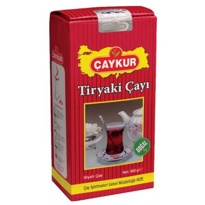 Çaykur Tiryaki Turkish Black Tea - Premium 500g Loose Leaf, Rich Flavor and Aroma