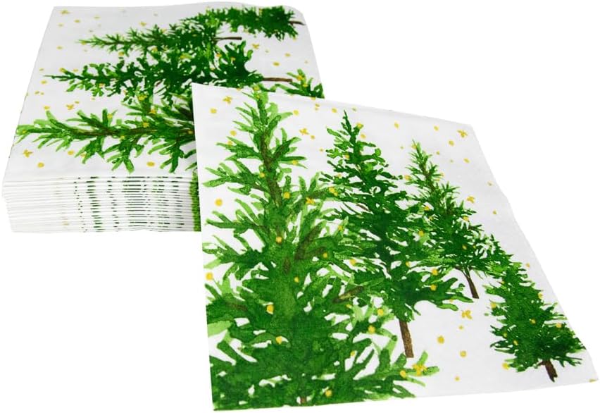 White Christmas Napkin Luncheon