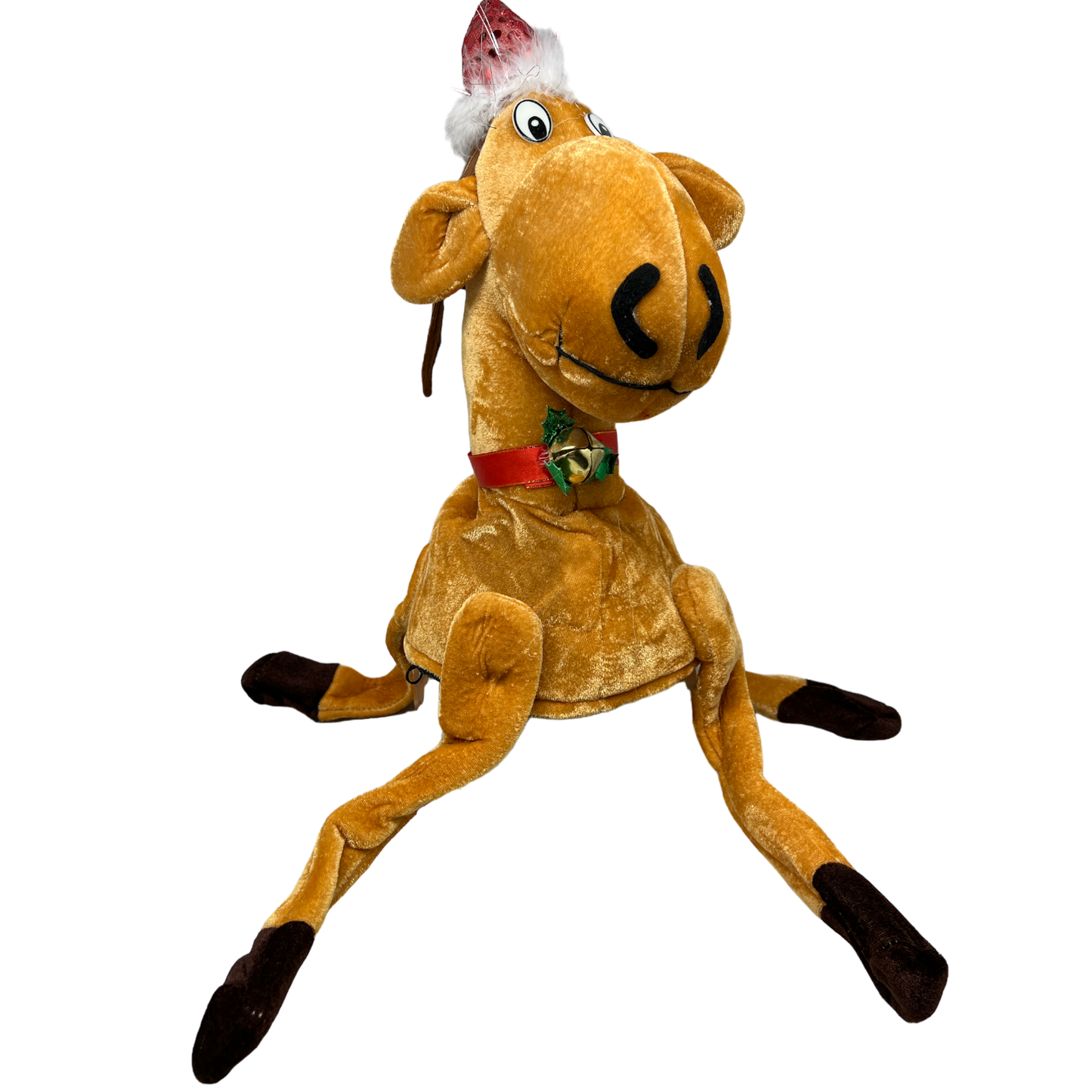 Plush Christmas Moose Hat