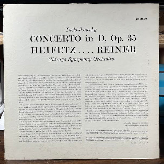 Concerto For Violin In D Major (VINYL) | Near Mint- (NM-) Near Mint- (NM-)