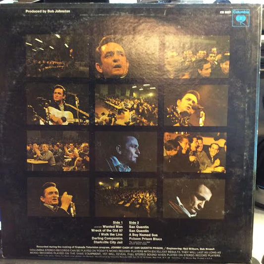 Johnny Cash At San Quentin (VINYL) | Very Good Plus Plus (VG++) Excellent (EX)