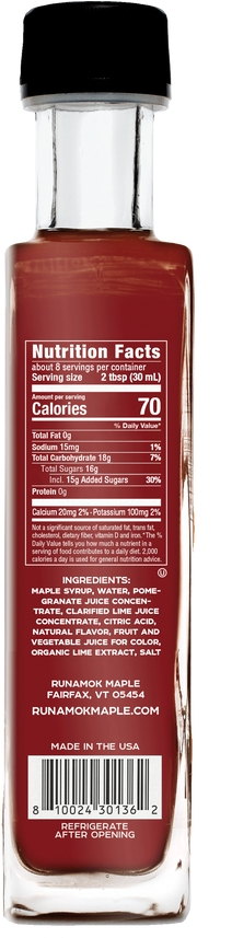 Maple Grenadine Cocktail Mixer 250ml