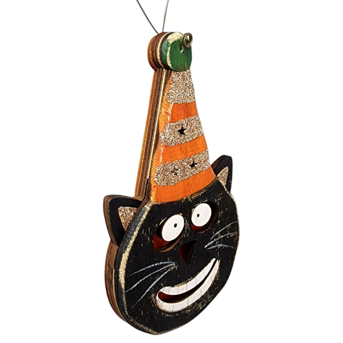 Halloween Happy Cat Ornament