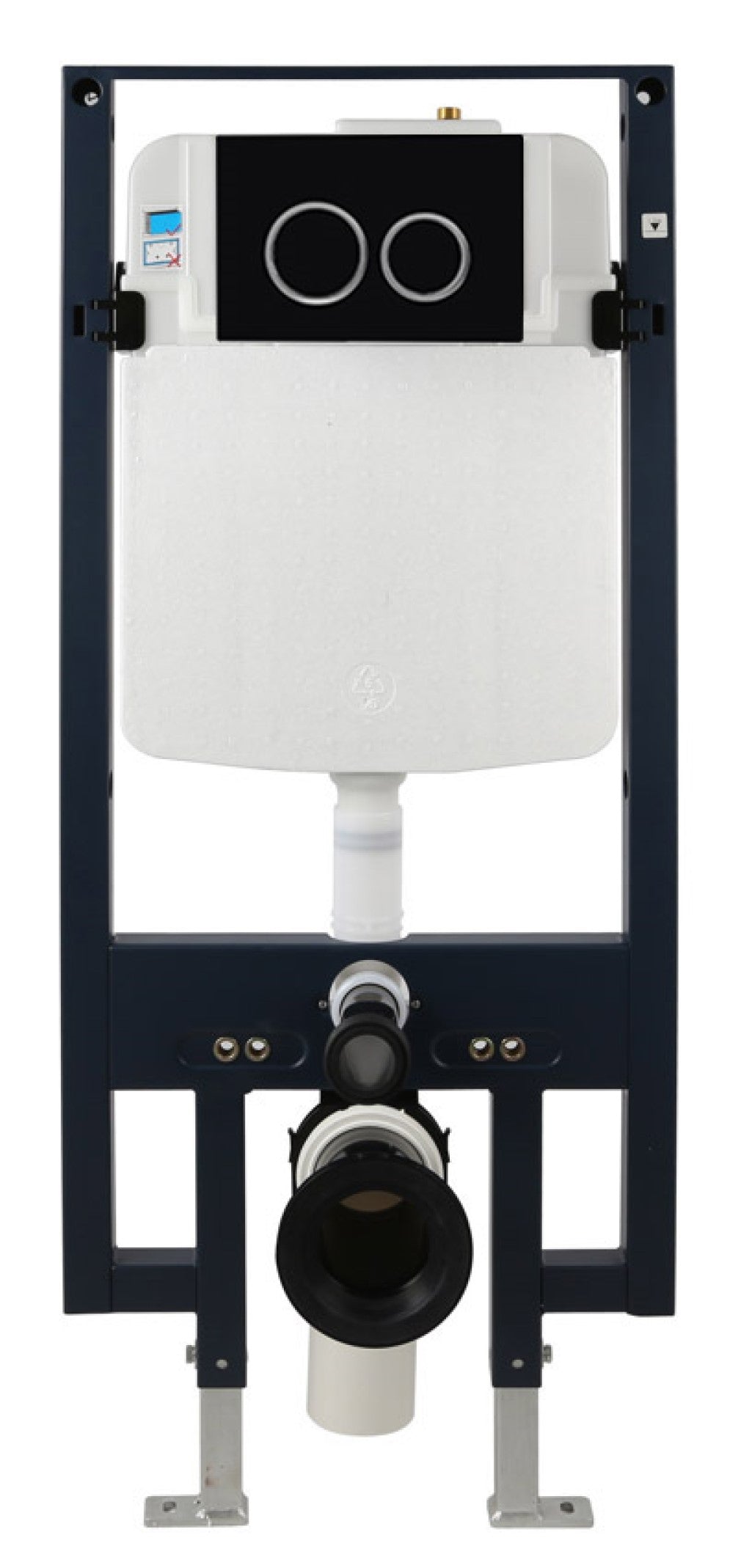 EAGO PWG380 Dual Flush Wall Mounted Toilet Tank Carrier for WD101, WD332, WD333