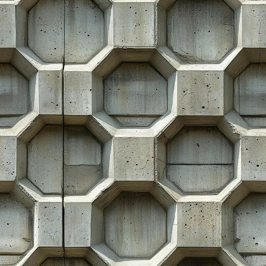 Brutalist Concrete Formwork Wallpaper