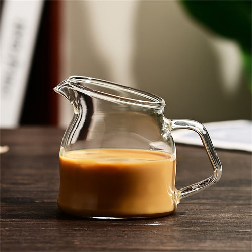 MicrowaveSafe Glass Pouring Jug for Coffee Sauces