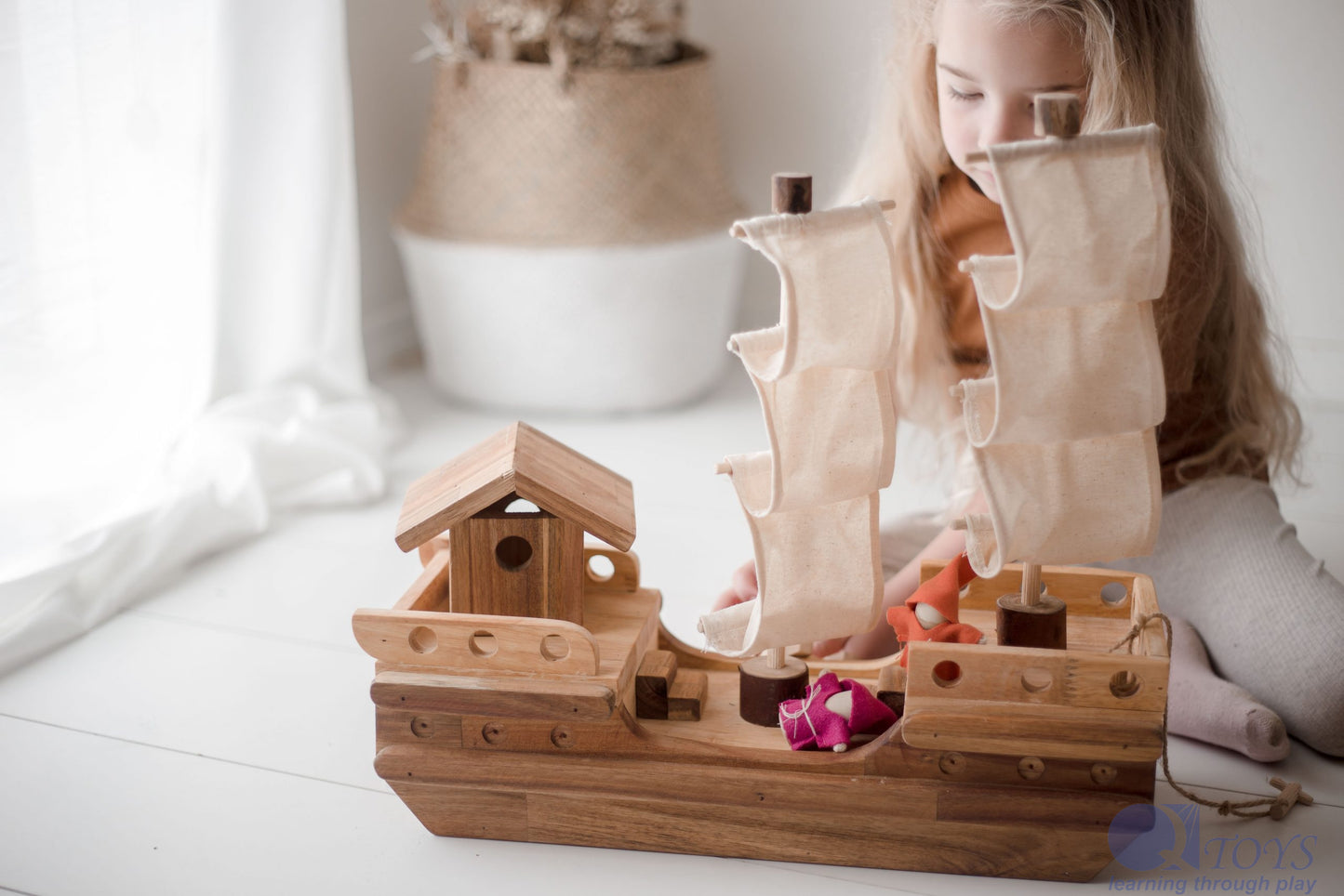 QToys Australia Wooden Pirate Ship | Kitchen + Metal