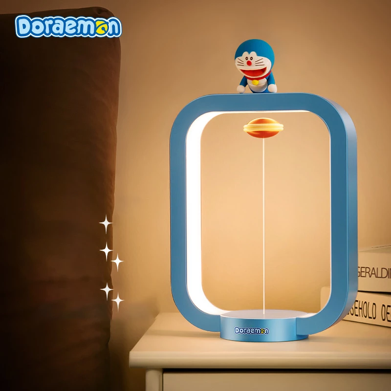 Magnetic Suspension Doraemon Desk Lamp Night Light Bright Adjustable | Lighting | Kitchen + Metal