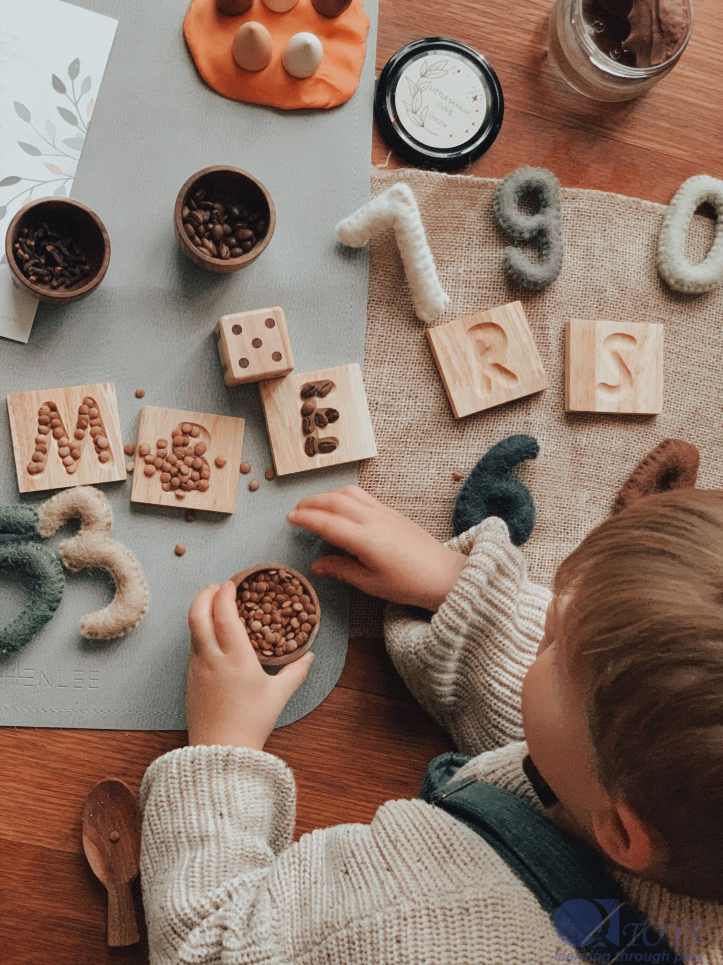 QToys Australia Capital letter tray | Kitchen + Metal