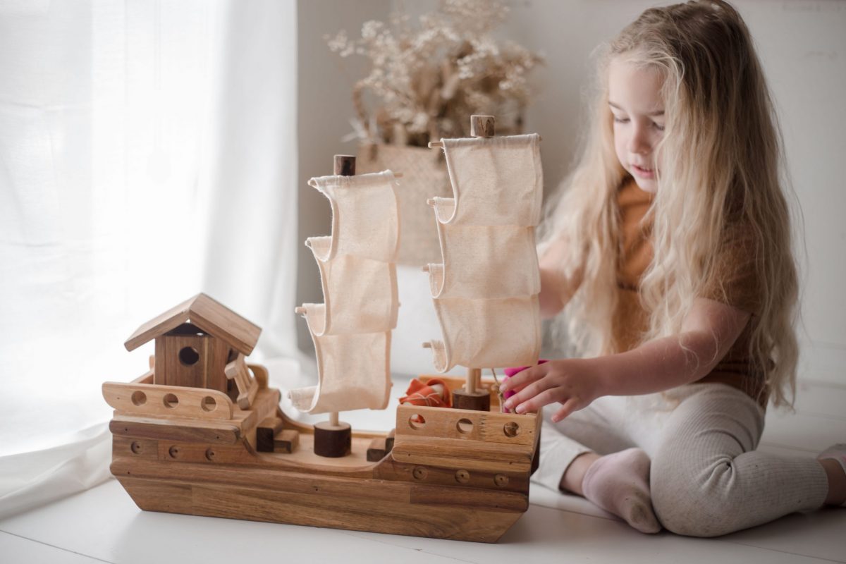 QToys Australia Wooden Pirate Ship | Kitchen + Metal