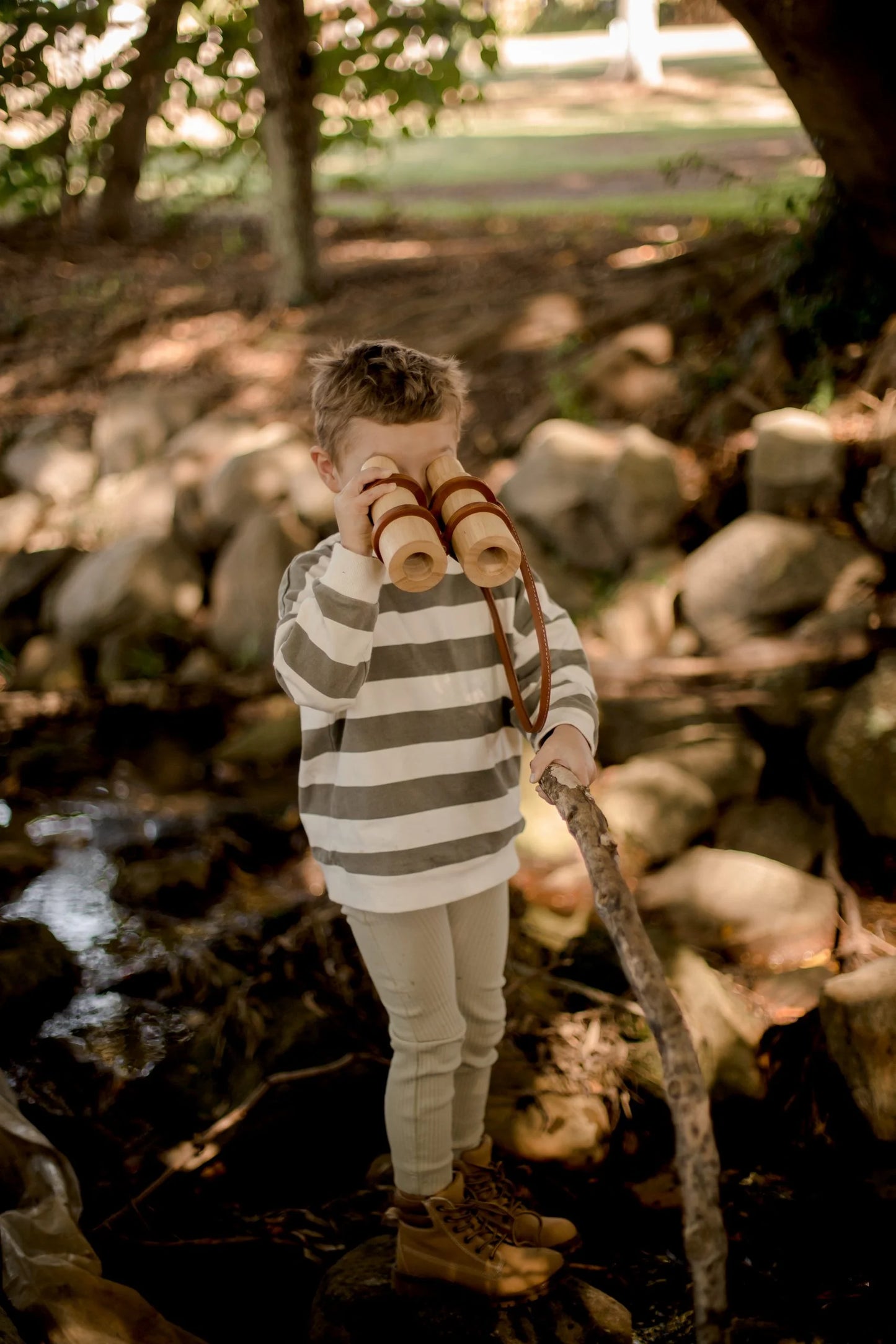 QToys Australia (USA) Wooden Binoculars | Kitchen + Metal
