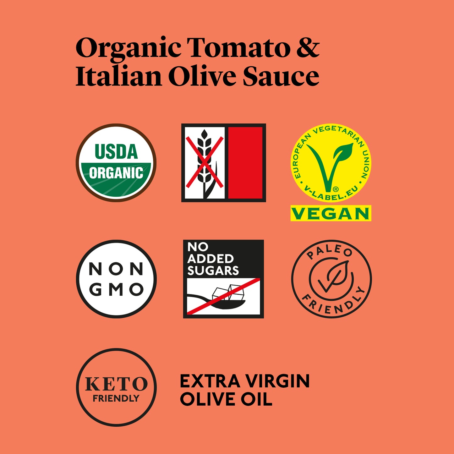 Delicious & Sons Organic Tomato & Italian Olive Sauce 18.70 oz. | Kitchen + Metal