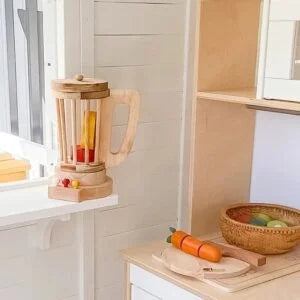 QToys Australia (USA) WOODEN BLENDER | Kitchen + Metal