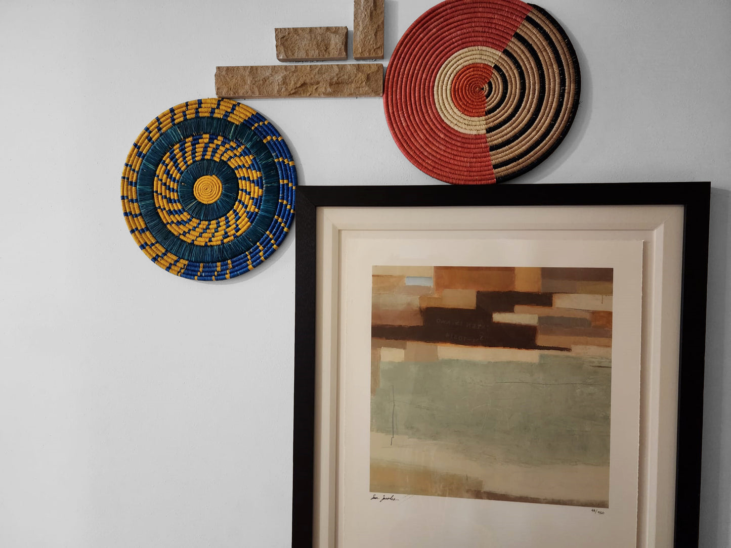 Forodhani Handcrafted Wall Disc/Placemat.