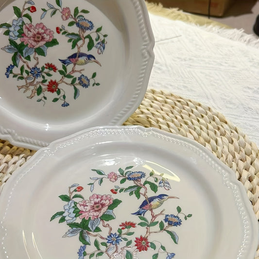 NordicInspired Ceramic Plates Versatile Dining Set of 2