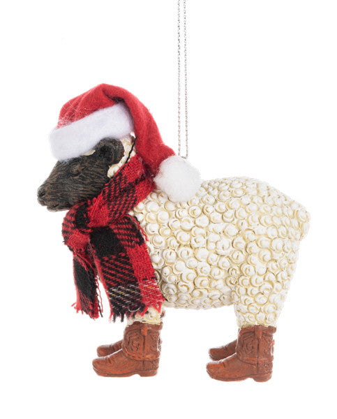 Cozy Sheep Christmas Ornament