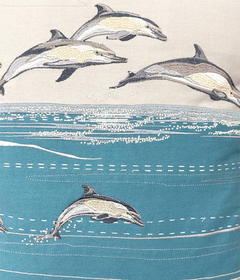 Dolphin Cove Indoor Throw Pillow