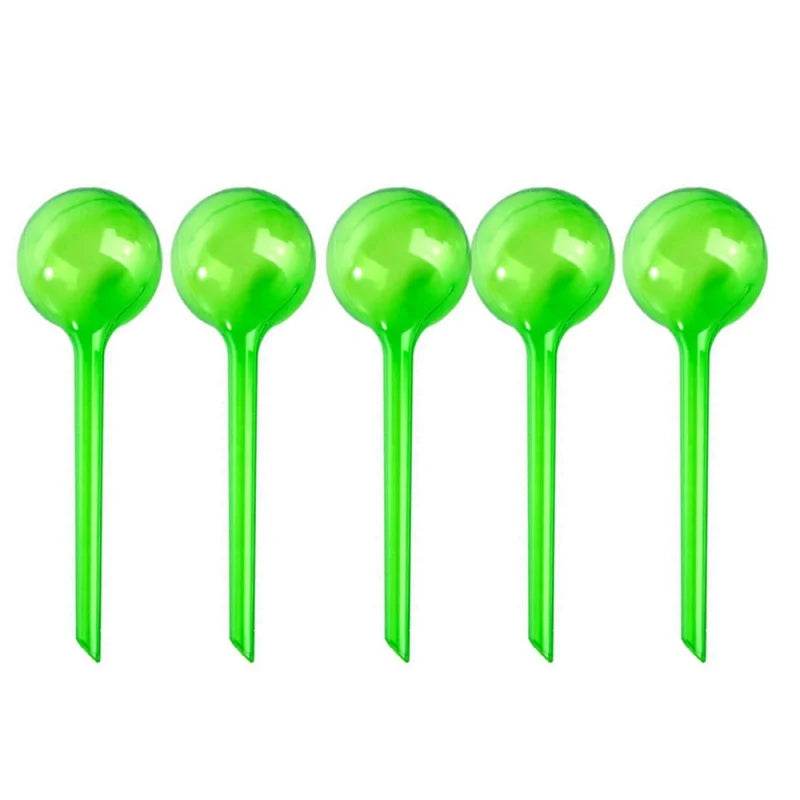 Self-Watering Globes – 5pcs Automatic Plant Watering Devices for Indoor & Outdoor Pots