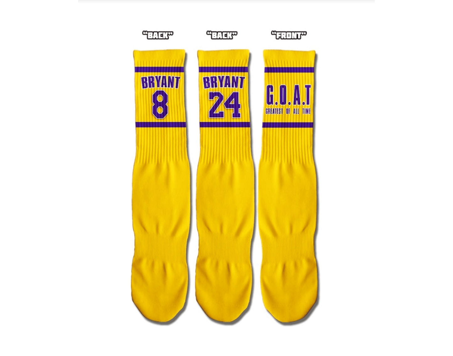 KOBE GOAT Fun Basketball Socks