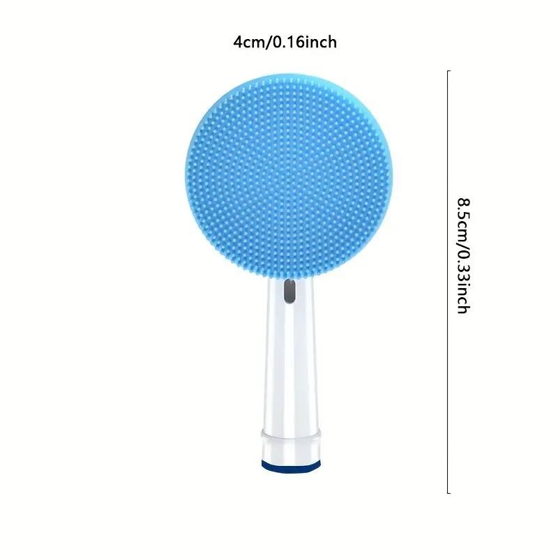 Oral-B Facial Cleansing Brush Head - Waterproof Silicone Face Spin Brush for Deep Cleaning, Exfoliating, and Massaging - Replacement Heads for Electric Toothbrushes - Skin Care Tool