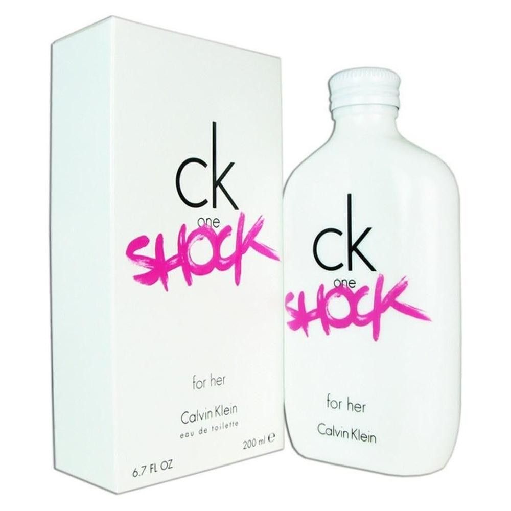 Ck One Shock for Her by Calvin Klein Eau de Toilette 6.7 oz