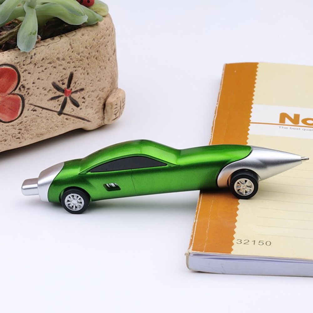 2pcs Cartoon Creative Car-shaped Ballpoint Pen(Random Colors)