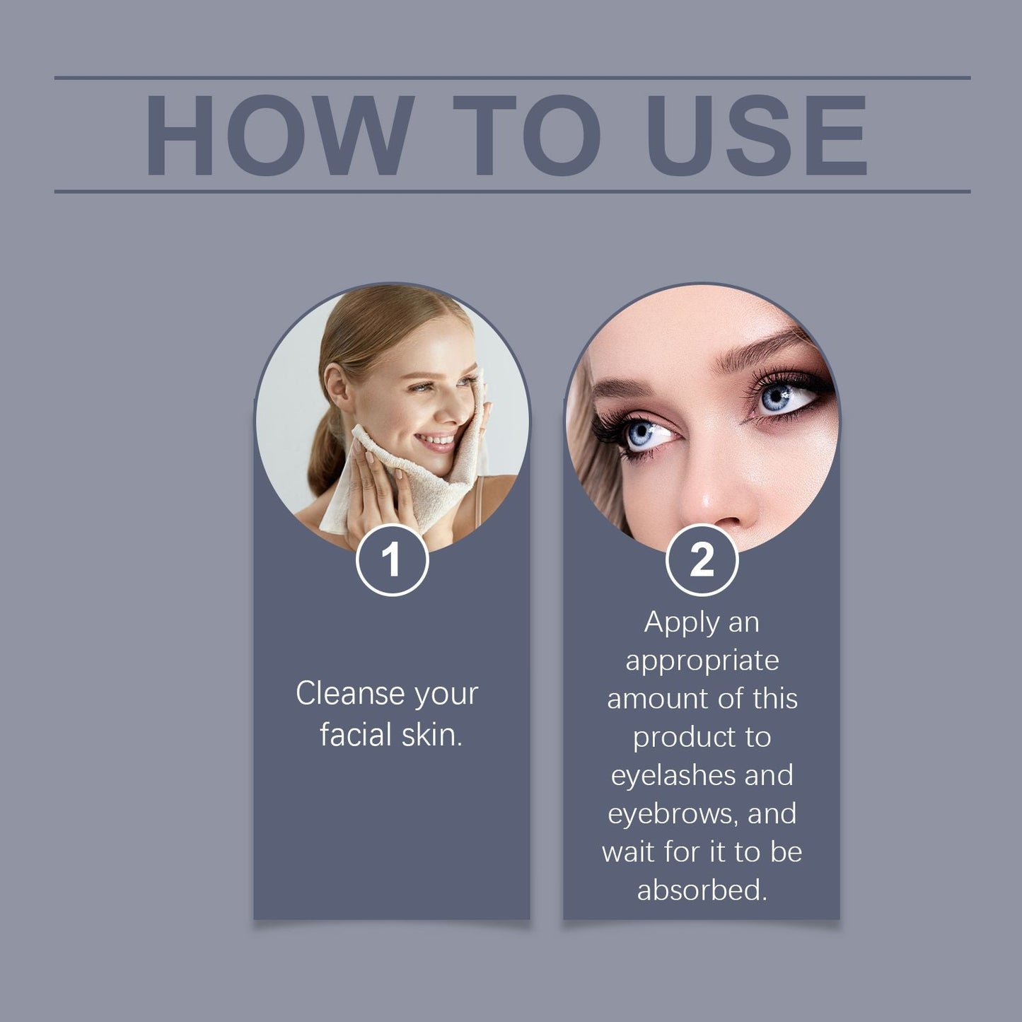 OUHOE Mascara Daily Gentle Care Eyelash Brow Care Root Natural Slimming Moisturizing Treatment