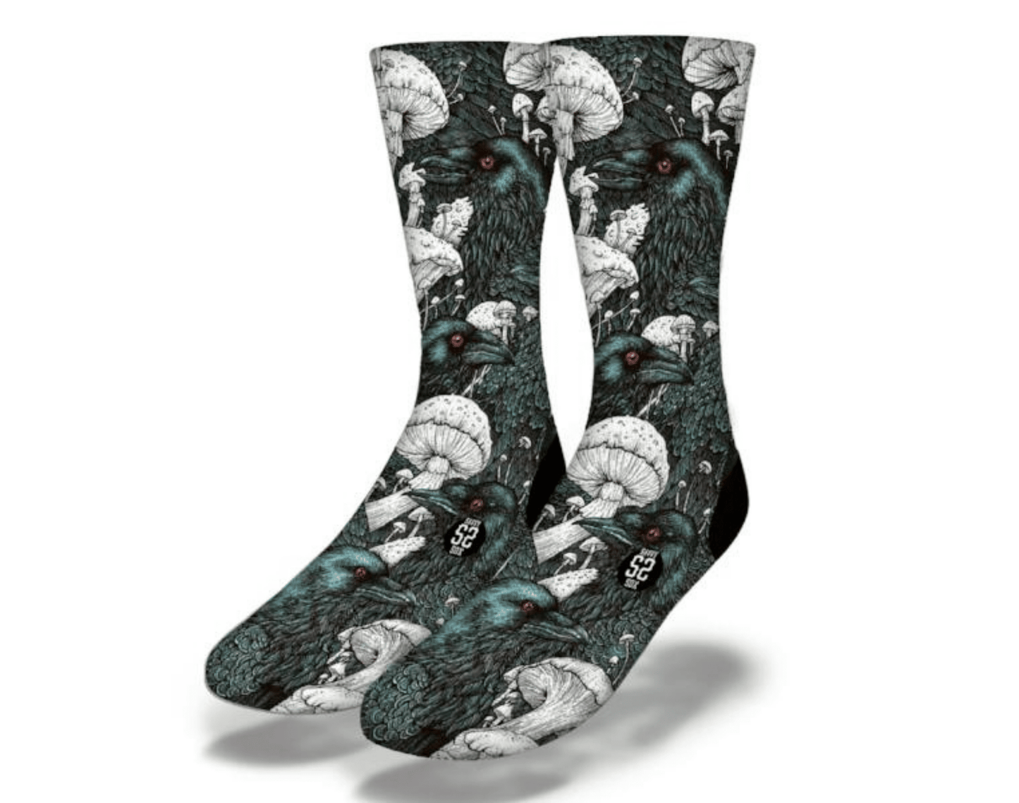 MAGIC MUSHROOM Psychedelic Halloween Socks