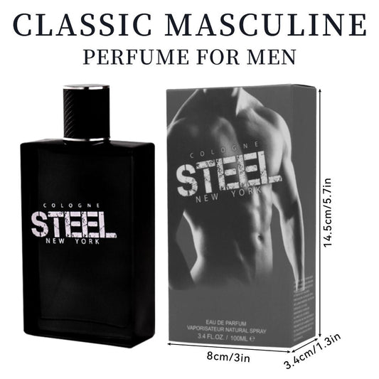 3.4 Fl Oz Men's Eau De Toilette Spray, Long-Lasting Perfume, Notes Of Lemon, Orange, Cardamom Flavor, Perfect For Dating, Daily Life, Parties, Gift Giving