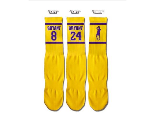 KOBE SILHOUETTE Fun Basketball Socks