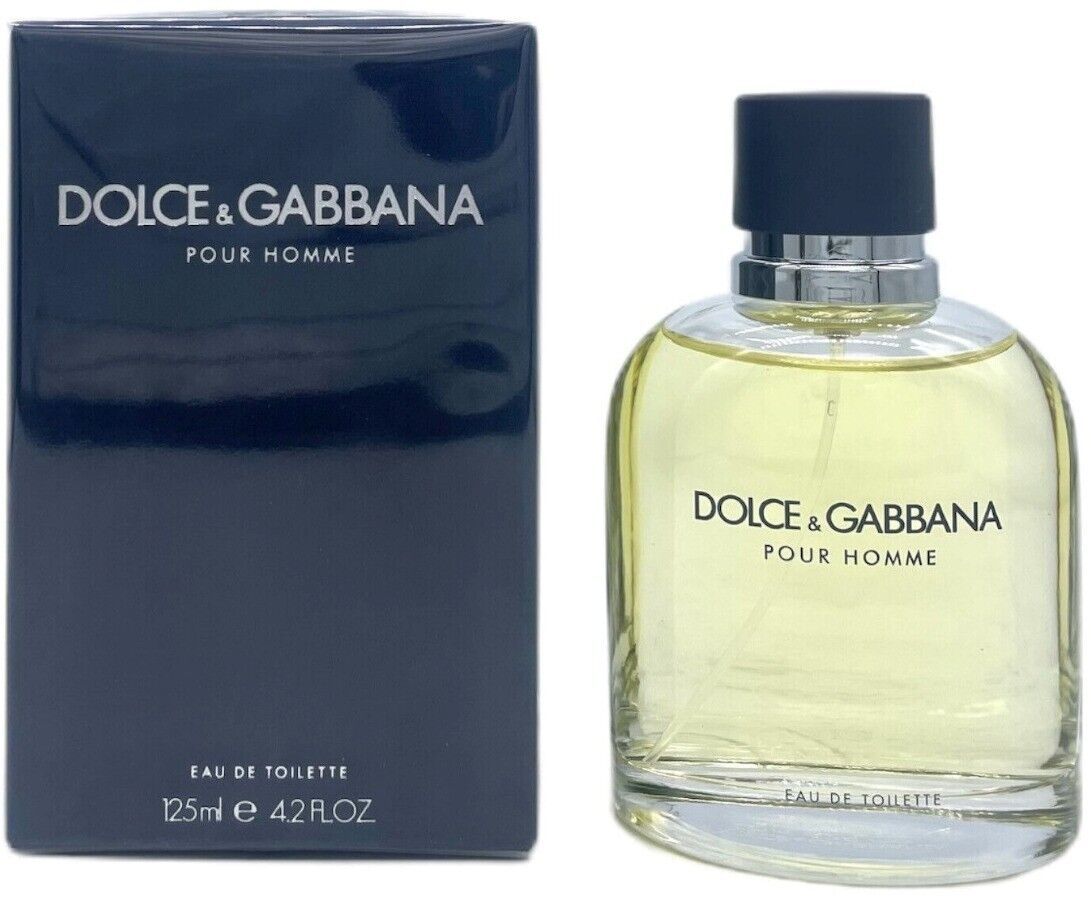 Dolce & Gabbana Pour Homme Eau de Toilette for Men 4.2 oz