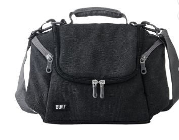 BUILT Oxford All Day Adult Reusable Lunch Bag Black