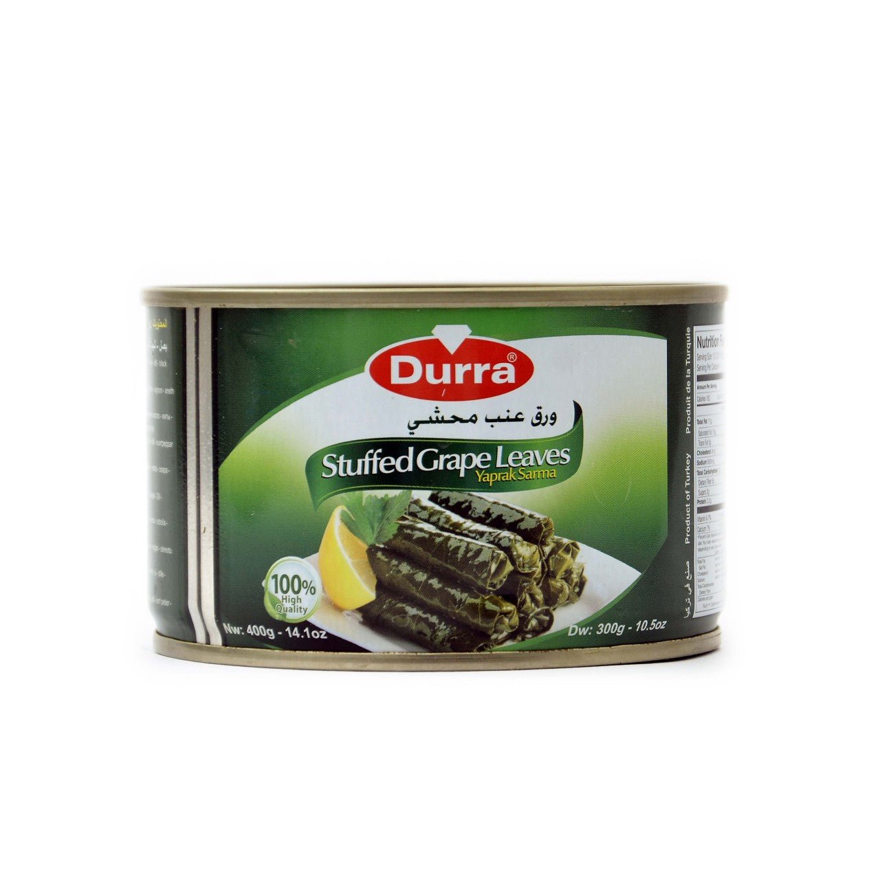 Durra Stuffed Grape Leaves With Rice 400g