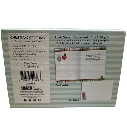 Christmas Greeting Petite Christmas Cards