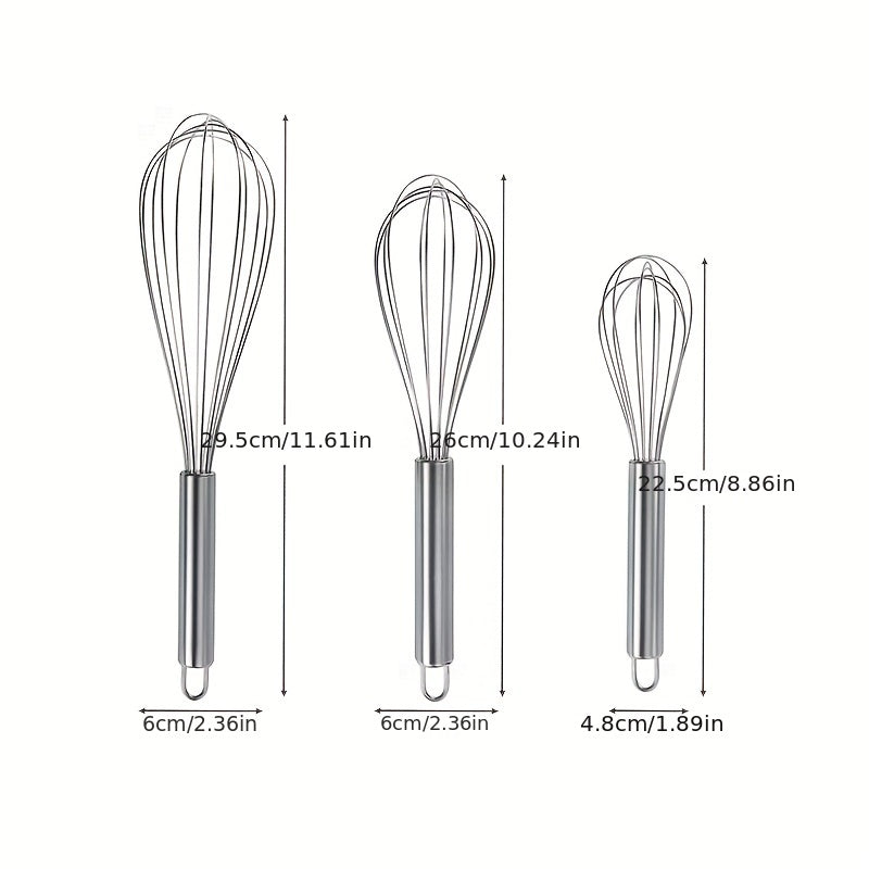 Stainless Steel Whisk Essential Egg Beater Mixer Tool