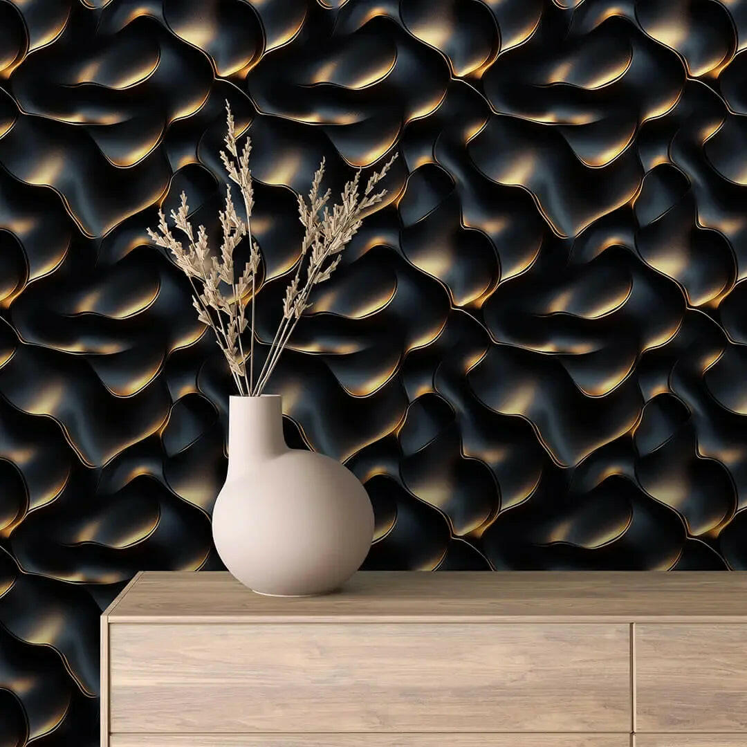 Molten Noir Gilded Contours