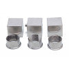 ALFI brand AB2801 3-Way Thermostatic Valve Shower Mixer Square Knobs