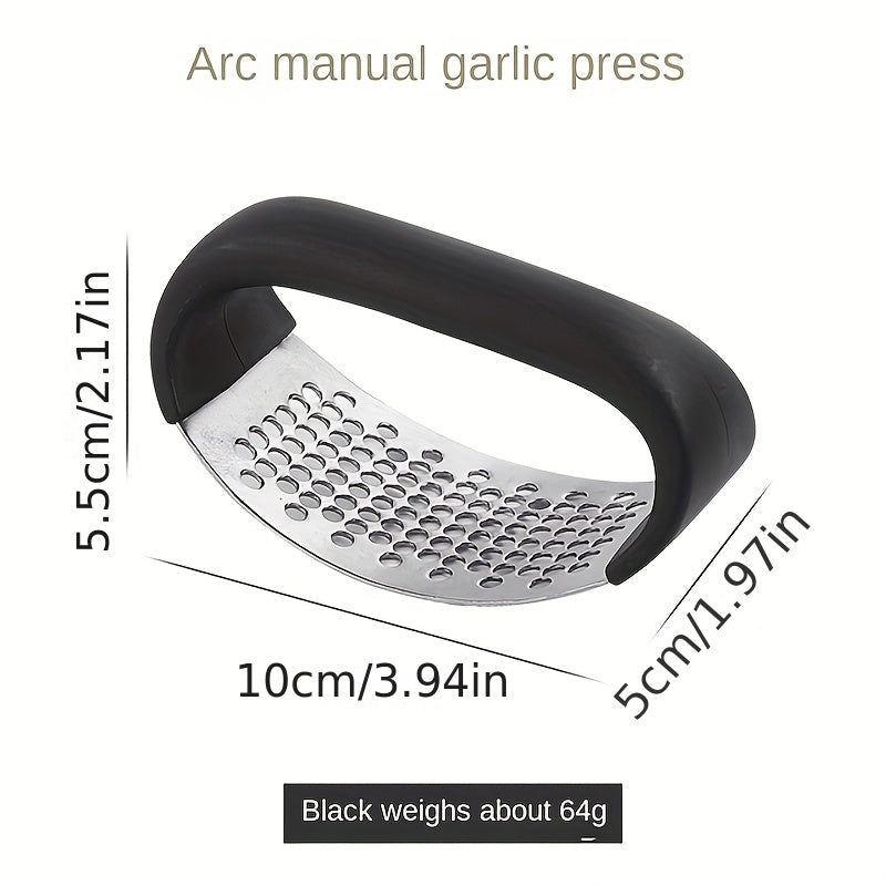 Stainless Steel Manual Garlic Crusher Chopper