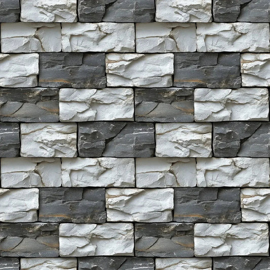 Charcoal and Chalk Stone Blocks