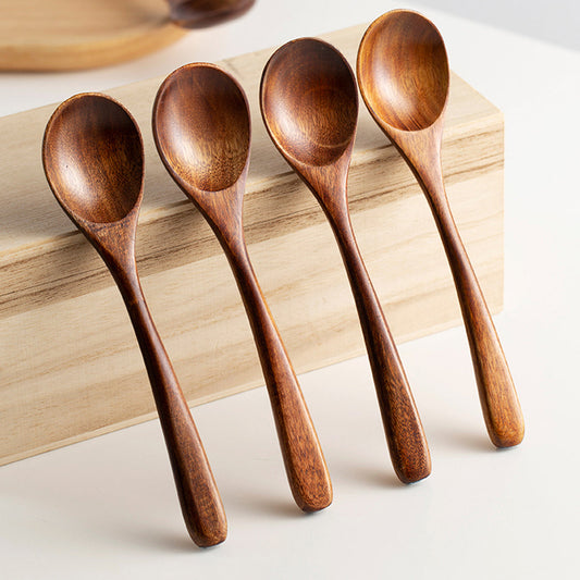 Handcrafted Vintage Wooden Spoons Durable Stylish Kitchen Set