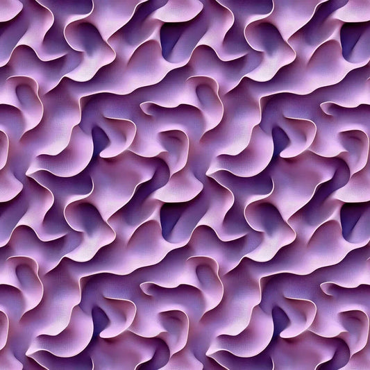 Sculpted Lavender Waves